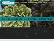 Tablet Screenshot of fondalalechuga.com